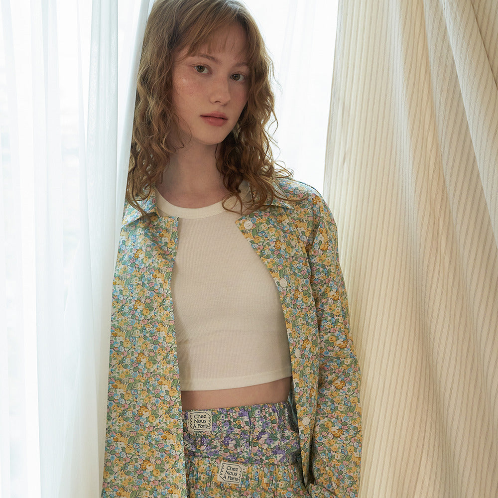 Spring Flower Pajama (Green)