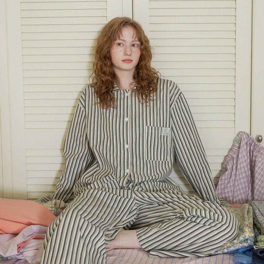 Roy Striped Pajamas Set