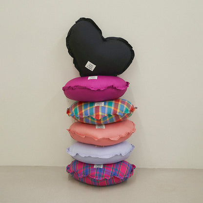 Signature Ribbon Heart Cushions