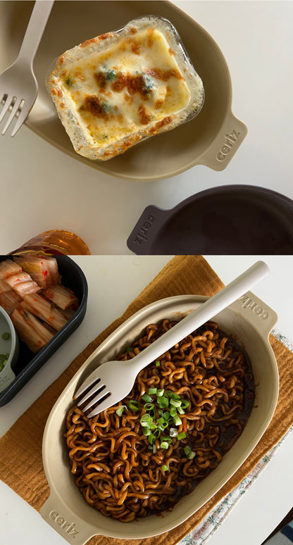 CERIZ Casual Oval Plate