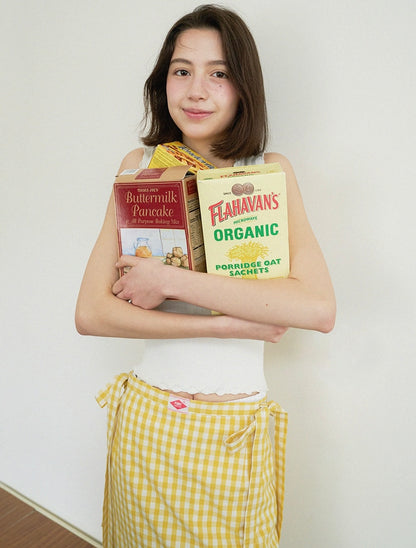 Gingham Check Apron