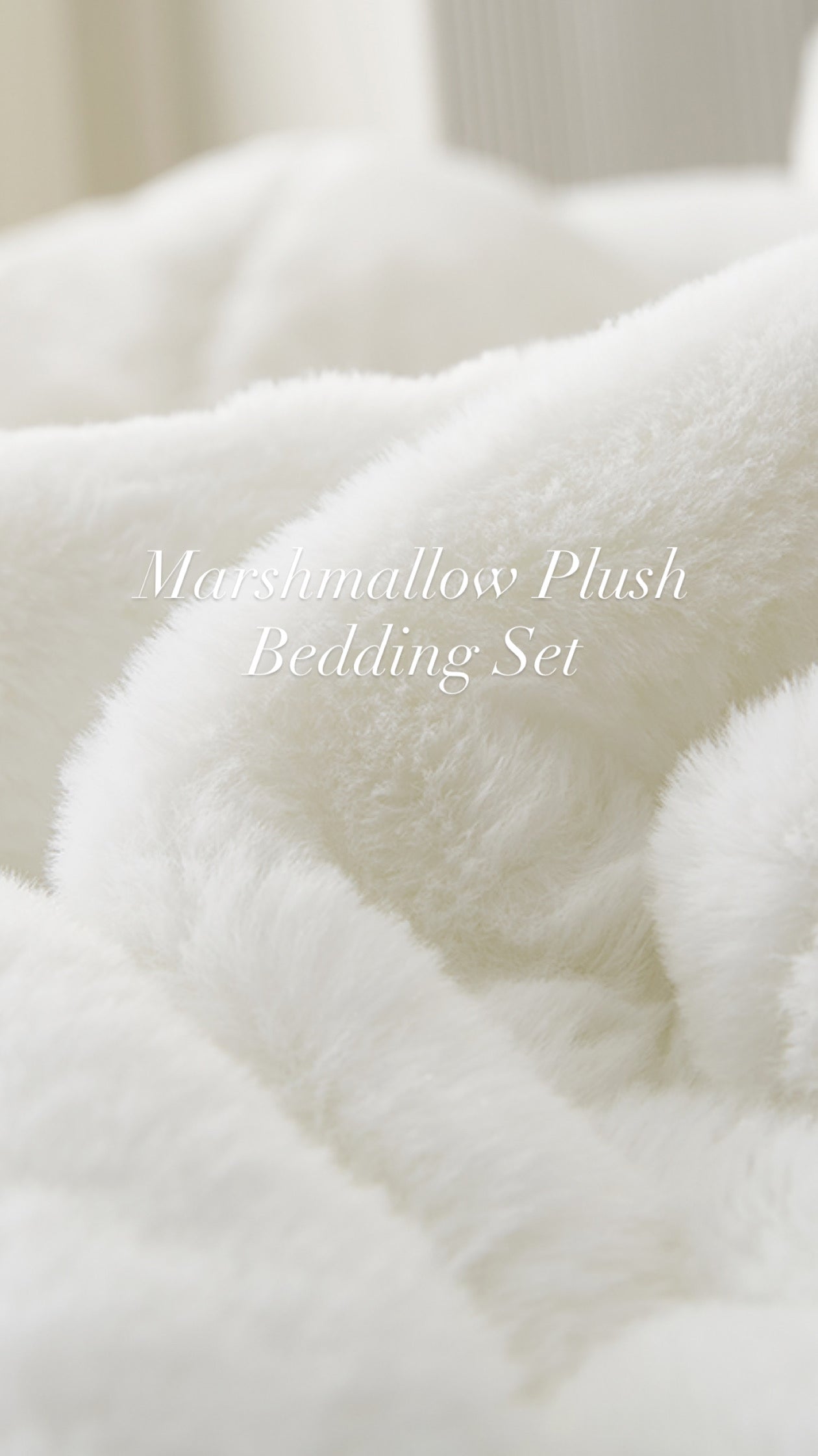 KOZA Marshmallow Plush Bedding Set