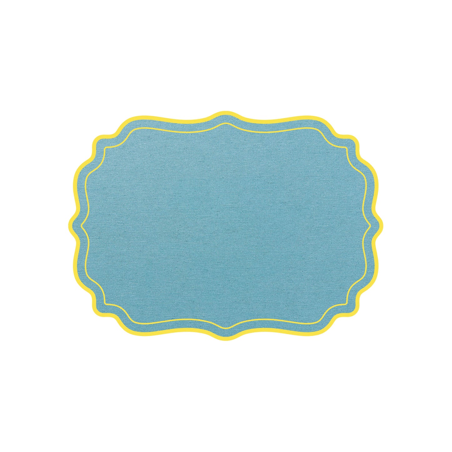 Scalloped frames Placemat
