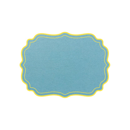 Scalloped frames Placemat