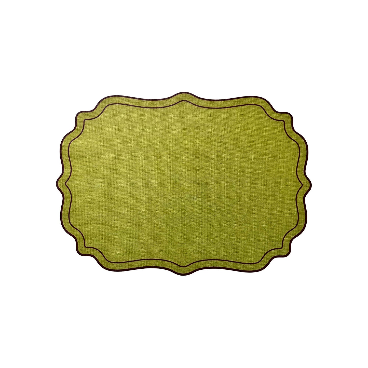 Scalloped frames Placemat