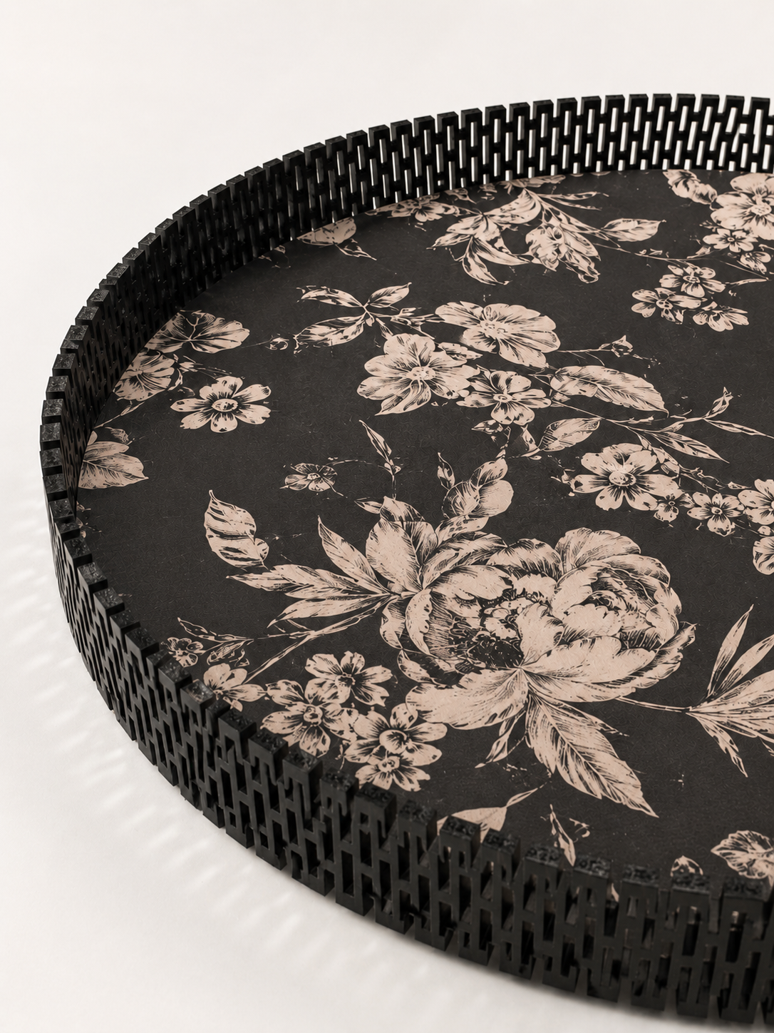 Fiori Botanical Round Tray