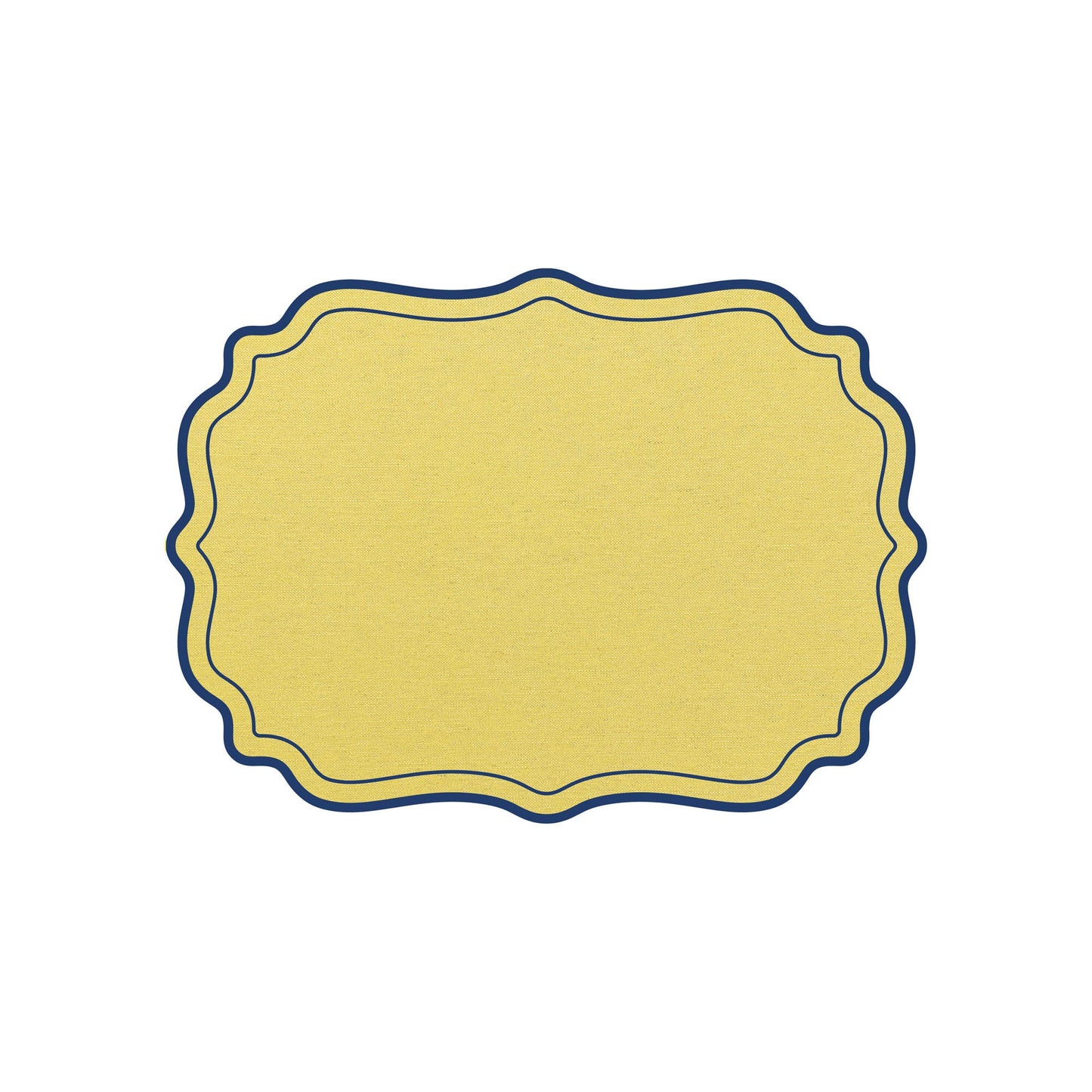 Scalloped frames Placemat
