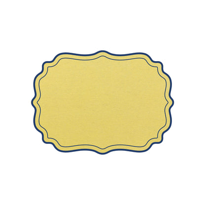 Scalloped frames Placemat