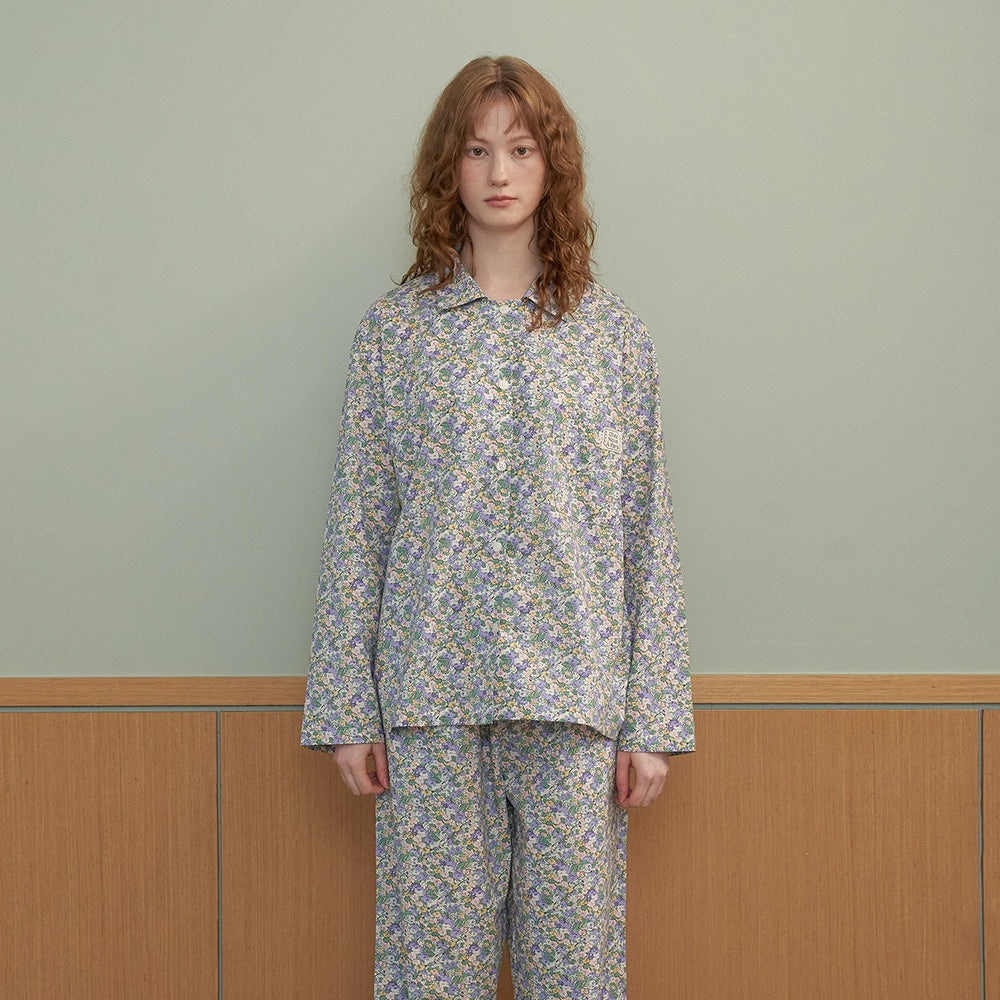 Spring Flower Pajama (Blue)