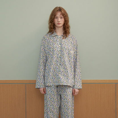 Spring Flower Pajama (Blue)