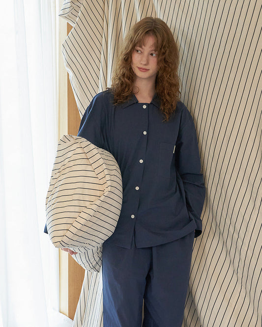 Solid Pajama (Navy)