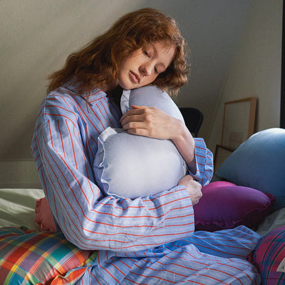 Mui Striped Pajamas Set (Blue)