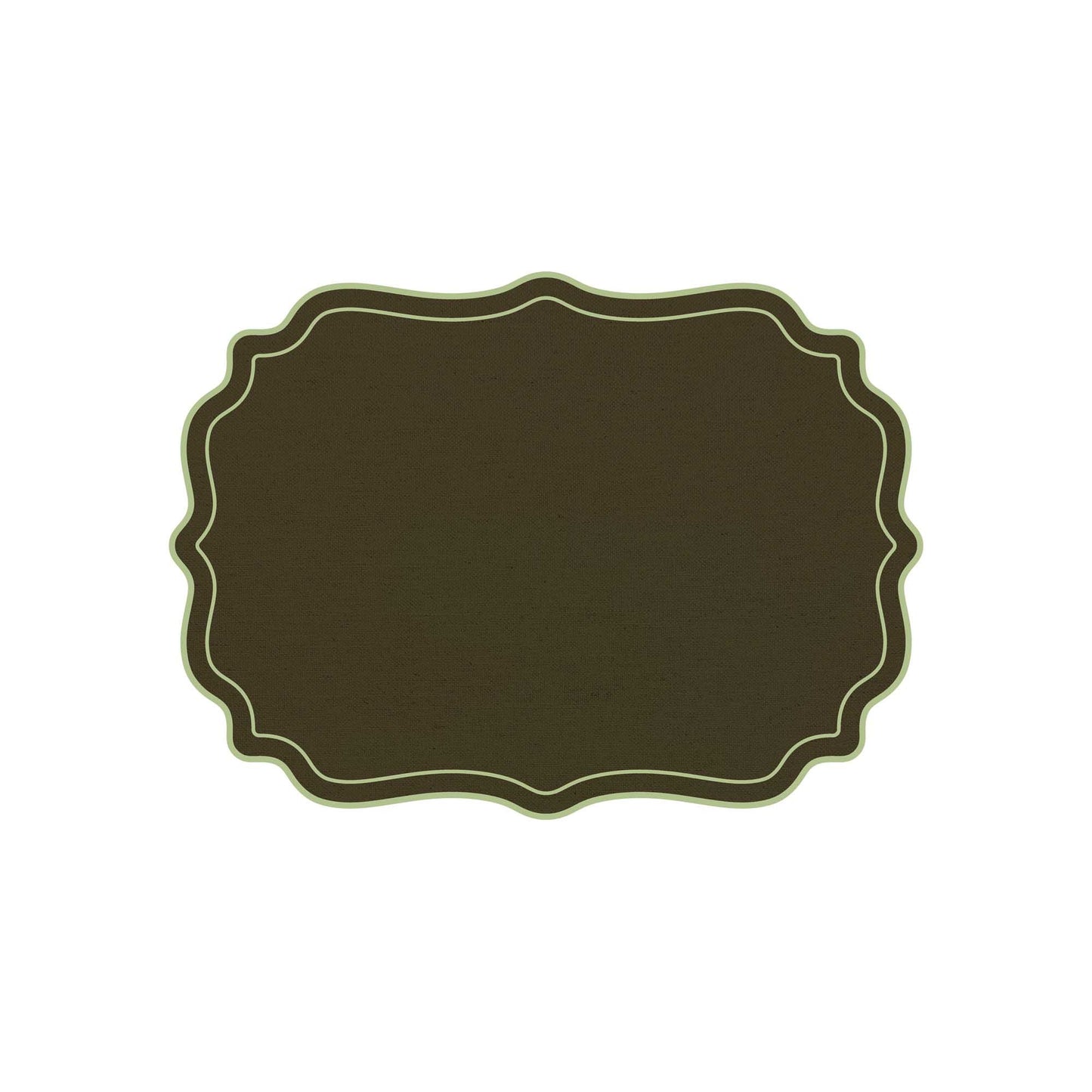 Scalloped frames Placemat