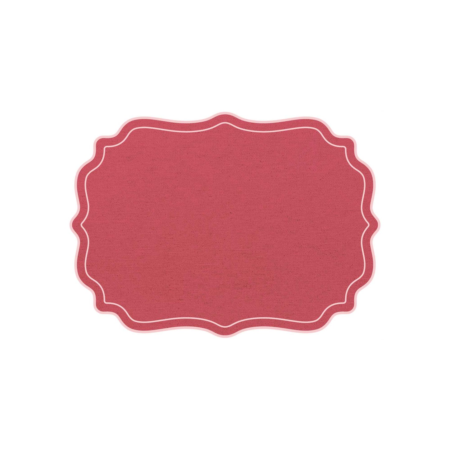 Scalloped frames Placemat