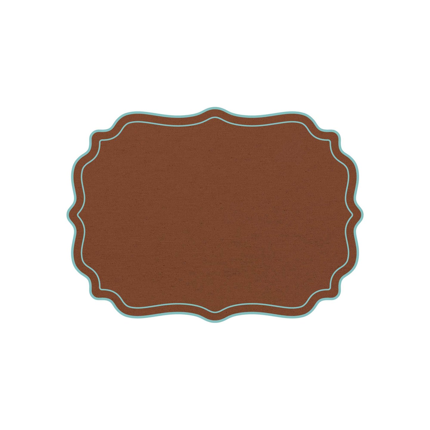 Scalloped frames Placemat