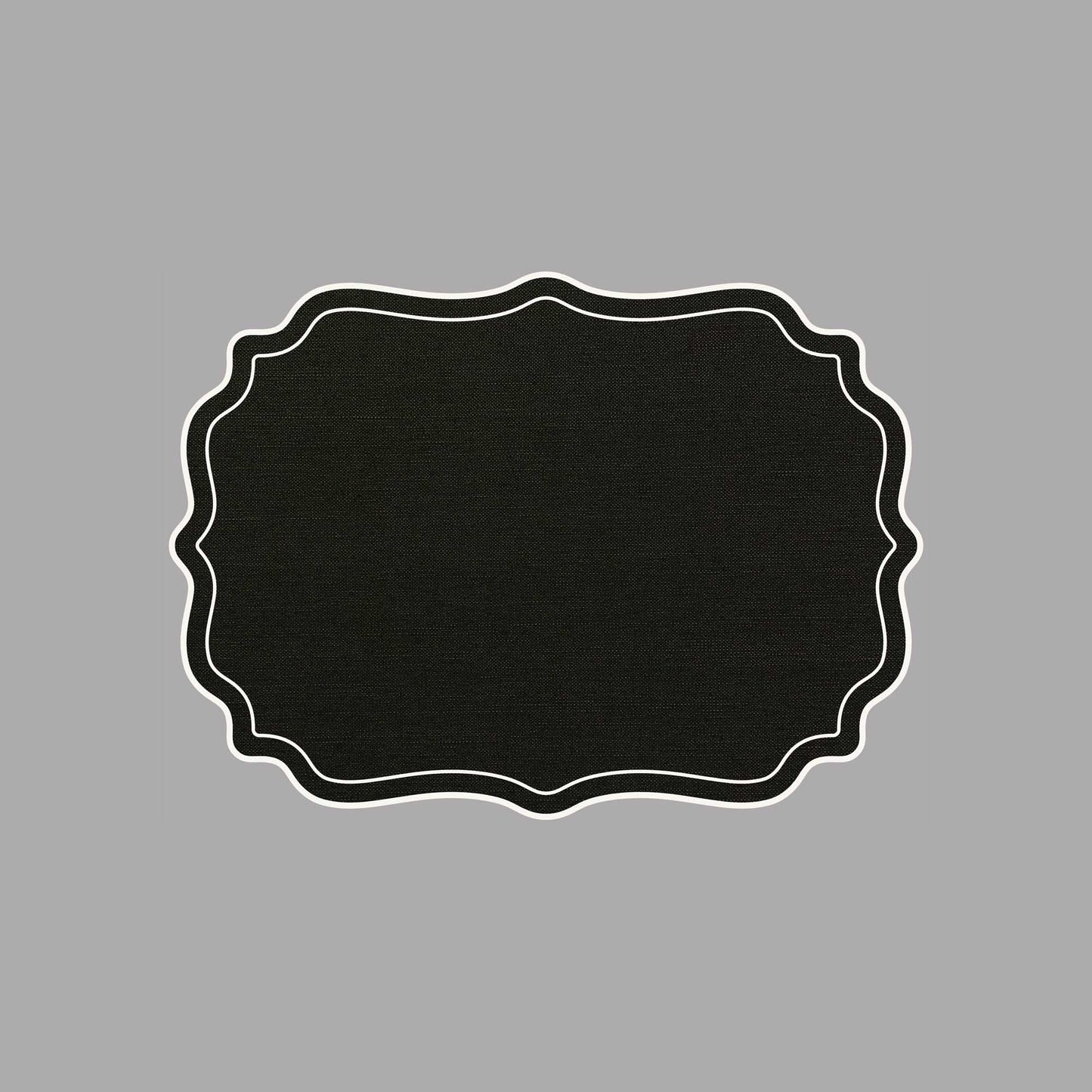 Scalloped frames Placemat