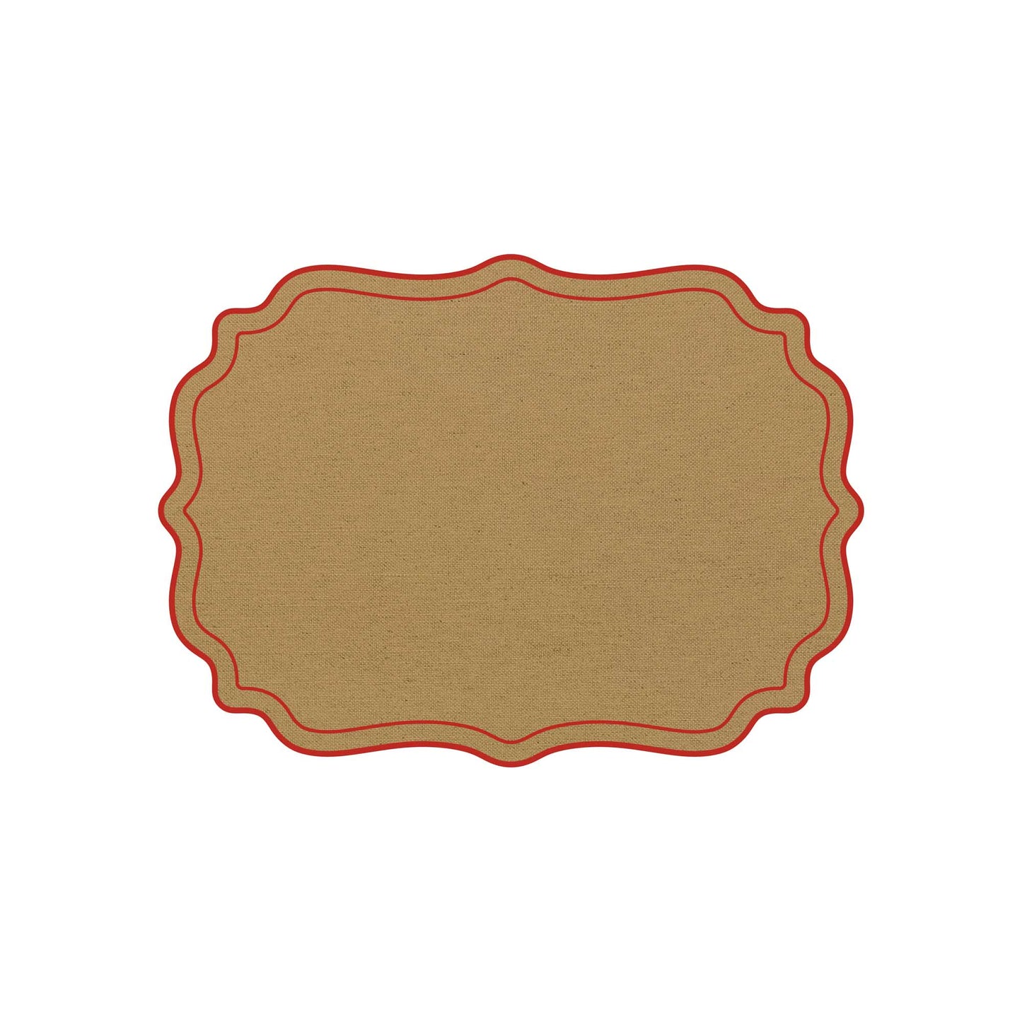 Scalloped frames Placemat