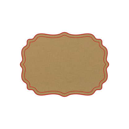 Scalloped frames Placemat