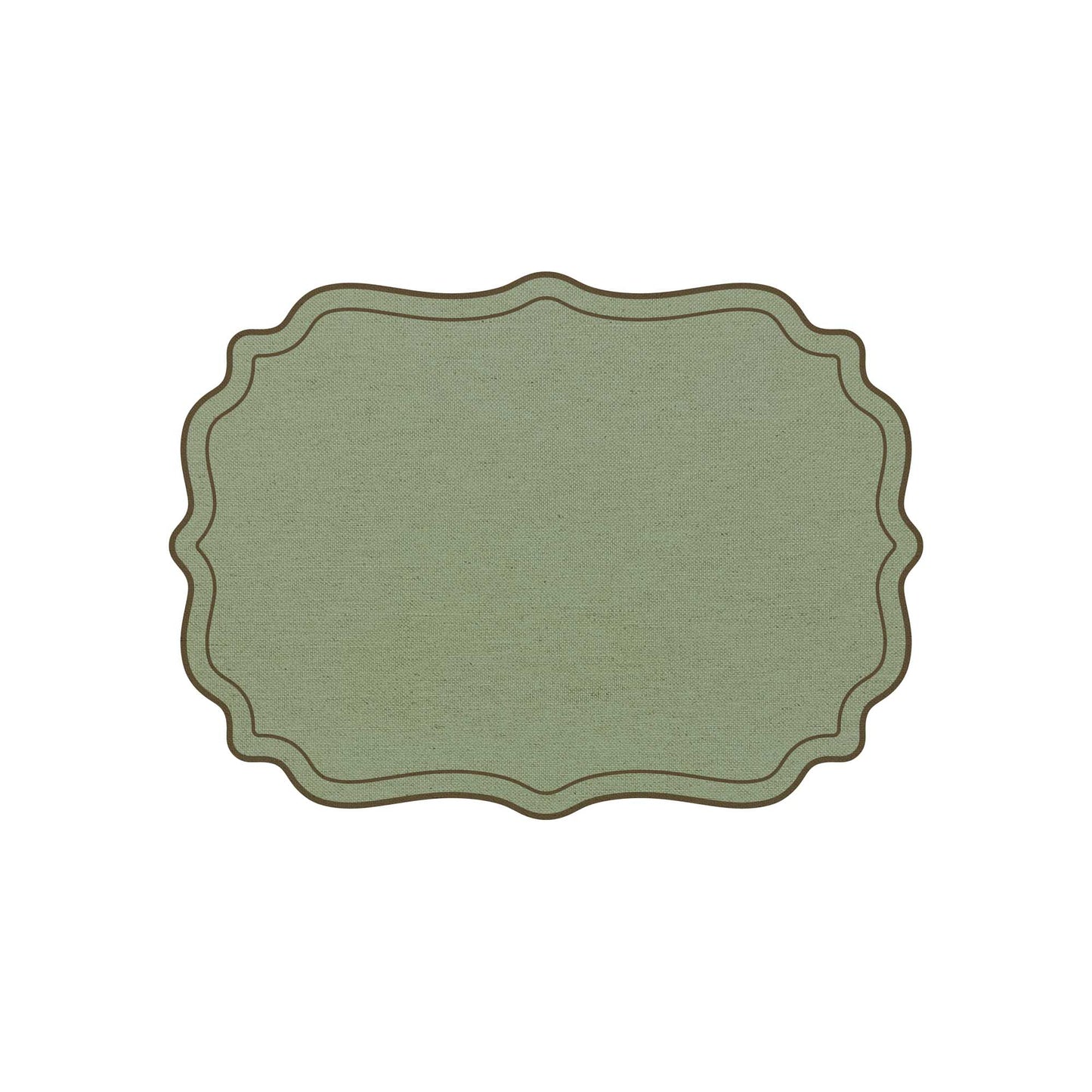Scalloped frames Placemat