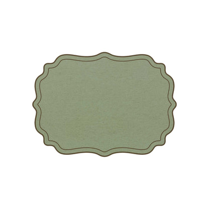 Scalloped frames Placemat