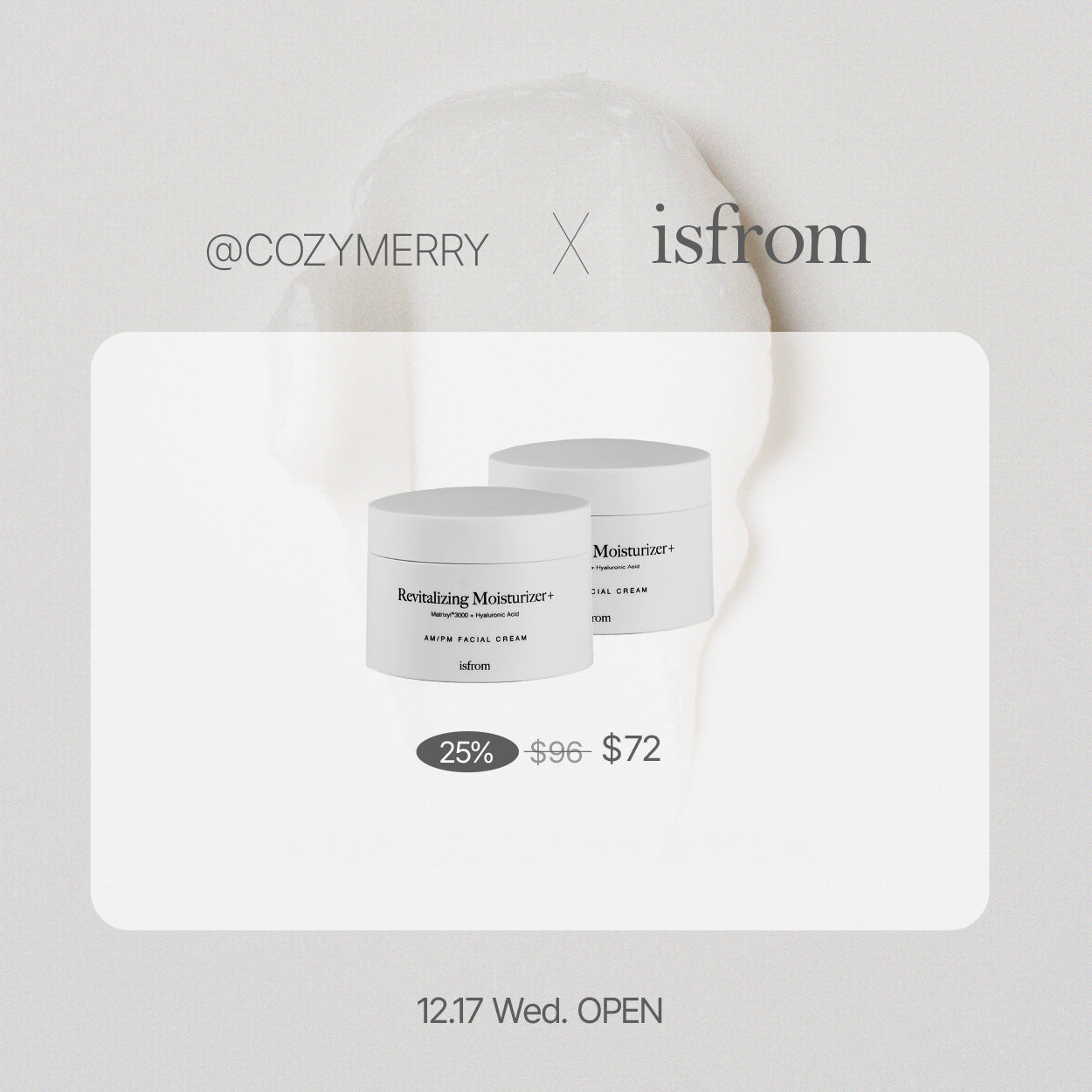 ISFROM Revitalizing Moisturizer