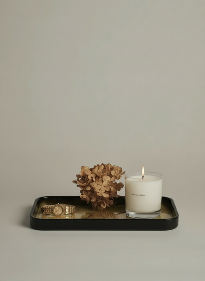 Animal Print Brass Tray