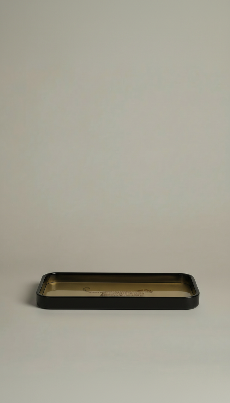 Animal Print Brass Tray