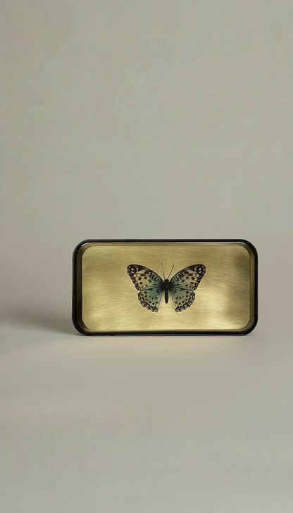 Animal Print Brass Tray