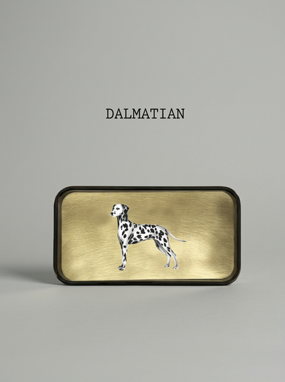 Animal Print Brass Tray