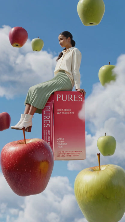PURES Apple Cider Vinegar Collagen Jelly Stick