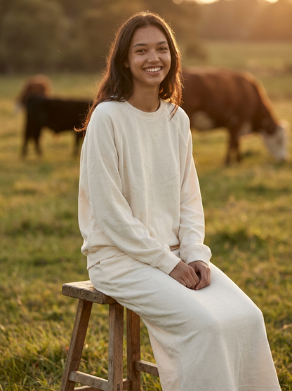 Terry Long Sleeve Top