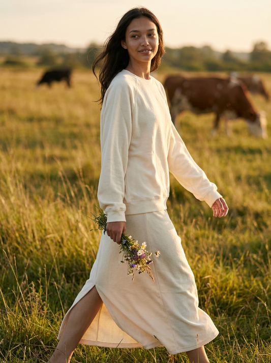 Terry Long Sleeve Top